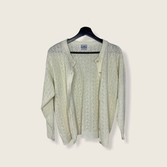 Vintage 90's Sweetree Loose Knit Cardigan Small - Picture 1 of 11